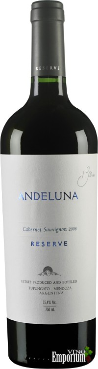 Ficha Técnica: Andeluna Cabernet Sauvignon Reserve (2006)
