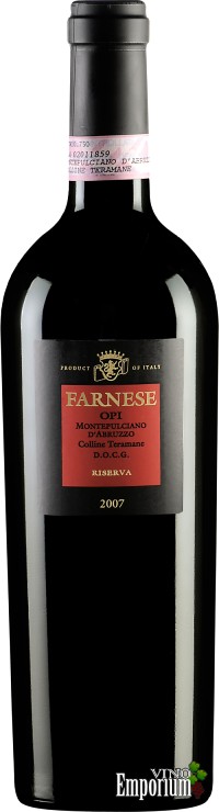 Ficha Técnica: Montepulciano d'Abruzzo Opi Riserva DOC (2007)