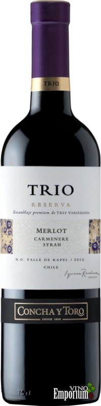 Ficha Técnica: Trio Reserva Merlot (2012)