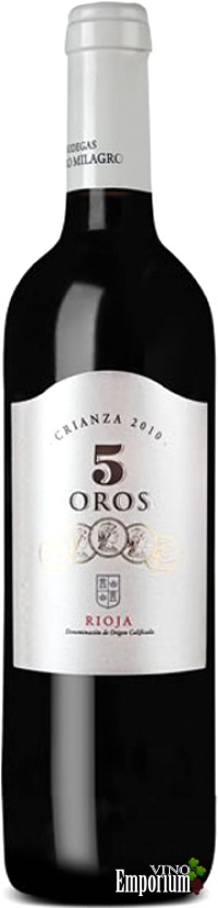 Ficha Técnica: 5 Oros Crianza (2010)