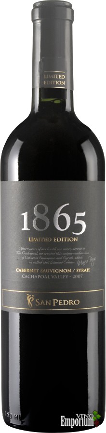 Ficha Técnica: 1865 Limited Edition Syrah-Cabernet Sauvignon (2007)