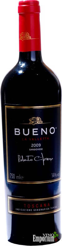Ficha Técnica: Bueno La Valletta Sangiovese (2009)