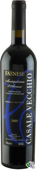 Ficha Técnica: Montepulciano d'Abruzzo Casale Vecchio DOC (2005)