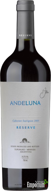 Ficha Técnica: Andeluna Cabernet Sauvignon Reserve (2005)
