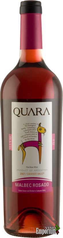 Ficha Técnica: Quara Malbec Rosé (2007)