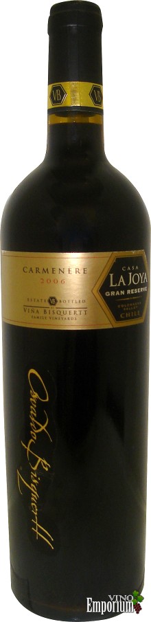 Ficha Técnica: La Joya Carmenère Gran Reserva (2006)